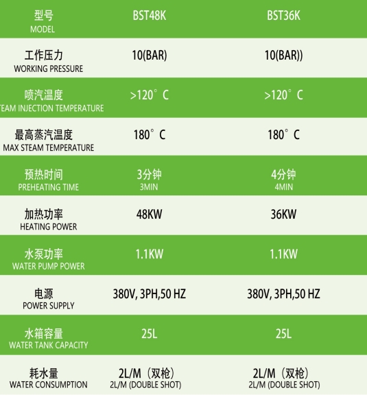 Steam Cleaner 48KW,36KW
