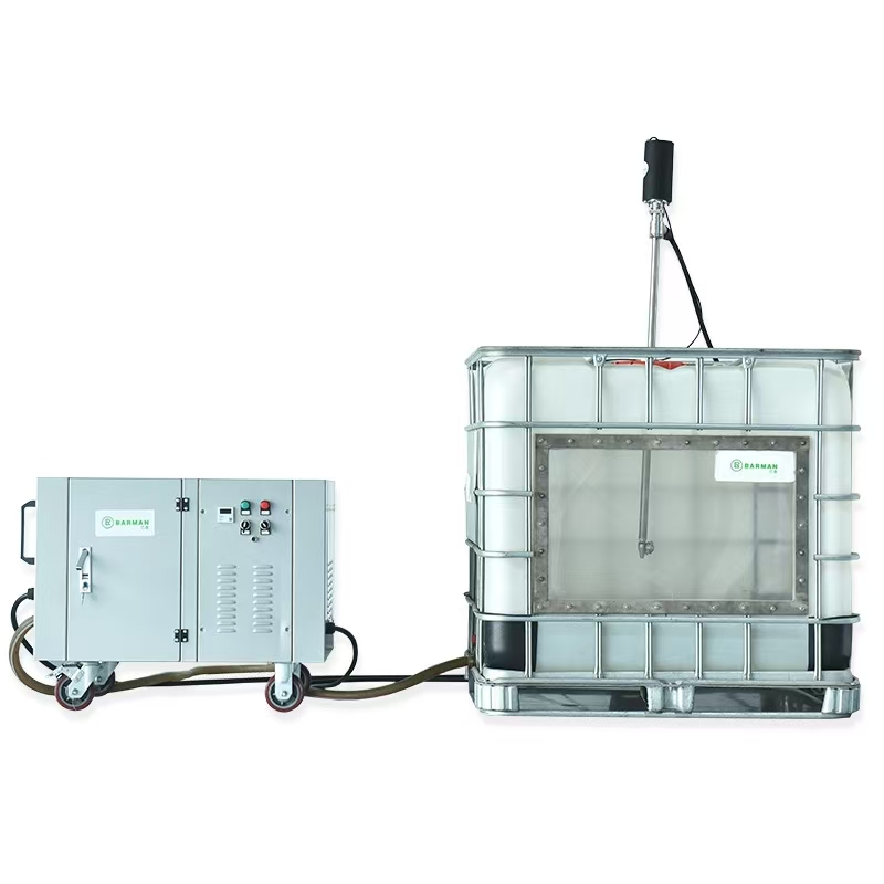 IBC barrel & reactor special cleaning machine
